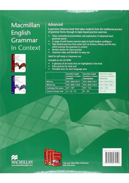 English Grammar in Context Advanced with Key and CD-ROM Pack