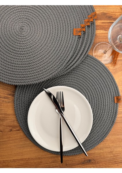 El Yapımı Amerikan Servis Runner 6 Lı Lux Sunum Tabak Altlığı