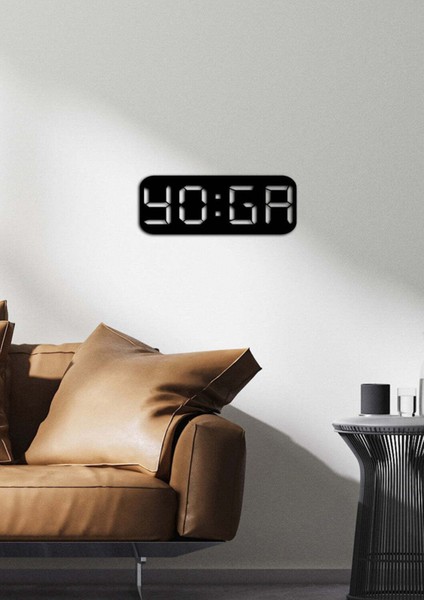 - Yoga Time Metal Duvar Tablosu - Ev Dekorasyon - Metal Duvar Yazısı - 50 X 23 - Cm -Siyah - Text-145 modelleri