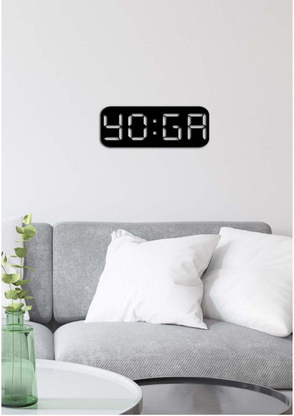 - Yoga Time Metal Duvar Tablosu - Ev Dekorasyon - Metal Duvar Yazısı - 50 X 23 - Cm -Siyah - Text-145 fırsatları