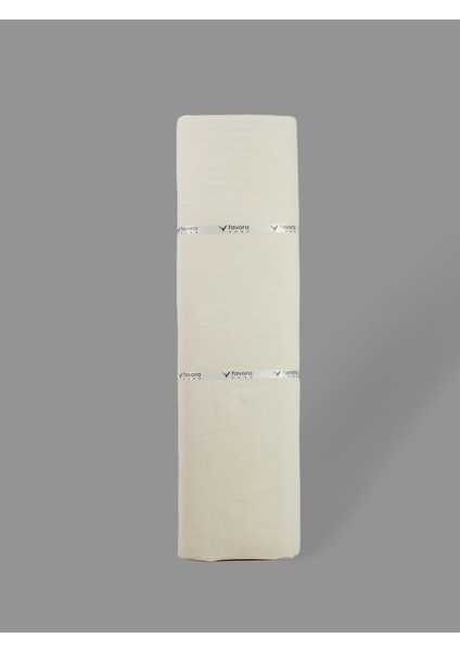 %100 Pamuk 46 Tel Amerikan Bezi Ham Bez Punch Kumaş - Krem 1000x2