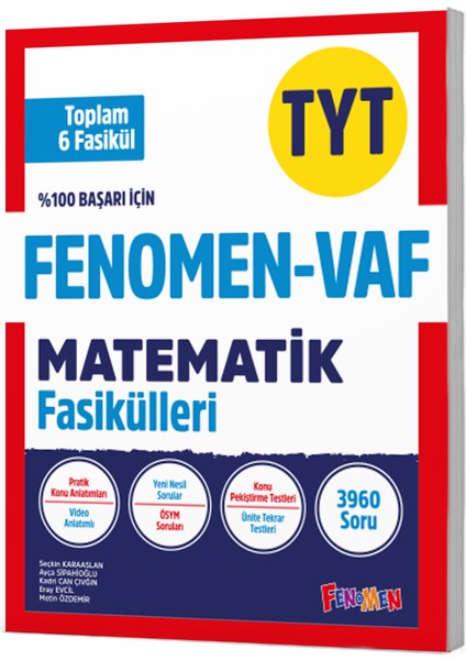 TYT VAF Matematik Fasikül Seti