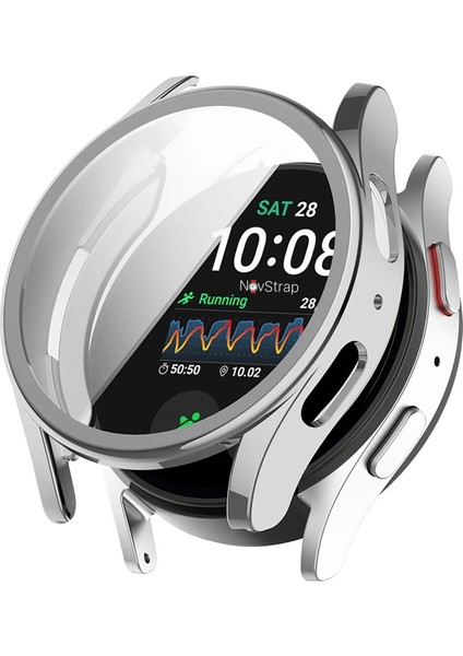 Samsung Galaxy Watch 7 44MM ile Uyumlu Kasa ve Ekran Koruyucu Tpu Yumuşak Silikon Kılıf