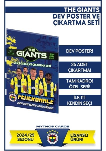 Fenerbahçe - The Gıants 24/25 Poster ve Çıkartma Seti