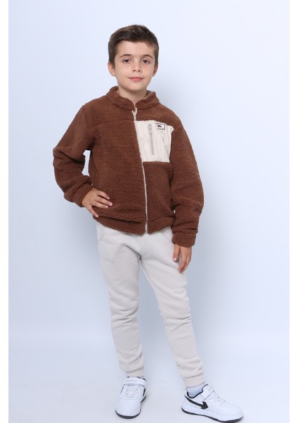 Erkek Çocuk Peluş Alt-Üst Takım Fermuarlı E2 fiyatları