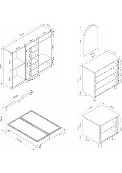 Lotus Yatak Odası Set 1