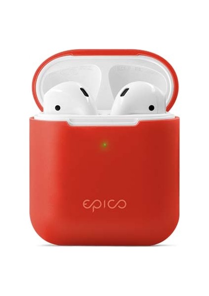 Silikon Kılıf Airpods 2. Nesil - Kırmızı