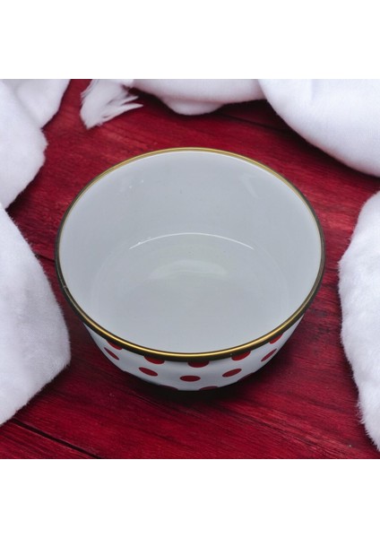 Emaye Gold Detay Puantiyeli 14 cm 6 Lı Çorba Kase Hoşaflık Çerezlik indirimleri