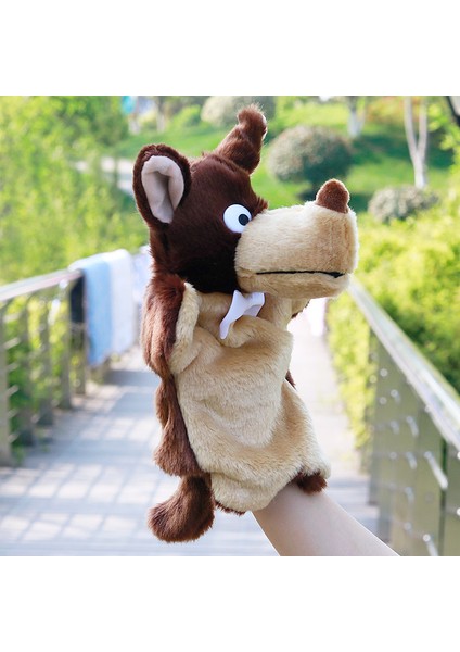 Büyük Kötü Kurt El Kuklası Peluş Oyuncak 25CM (Yurt Dışından)