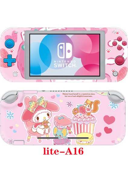 Nintendo Switch Lite Serisi Çizgi Film Çıkartmaları A16 ile Uyumlu (Yurt Dışından)