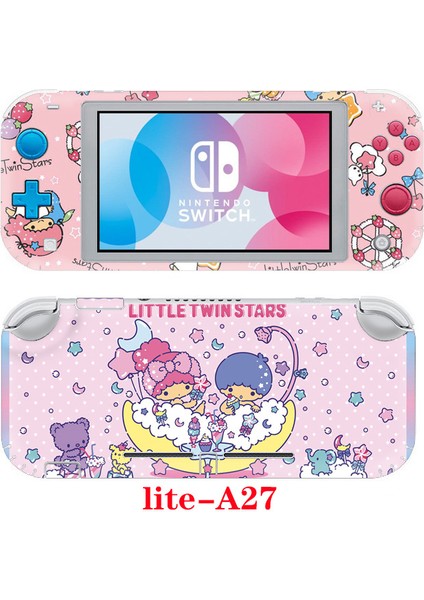 Nintendo Switch Lite Serisi Çizgi Film Çıkartmaları A27 ile Uyumlu (Yurt Dışından)