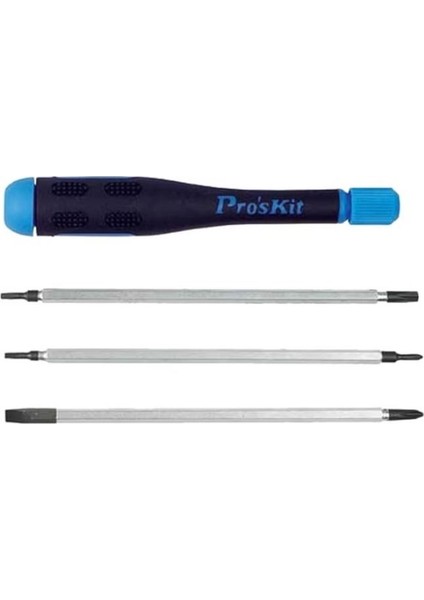Proskit SD-082D 6'lı Çift Kullanımlı Tornavida Seti;proskit