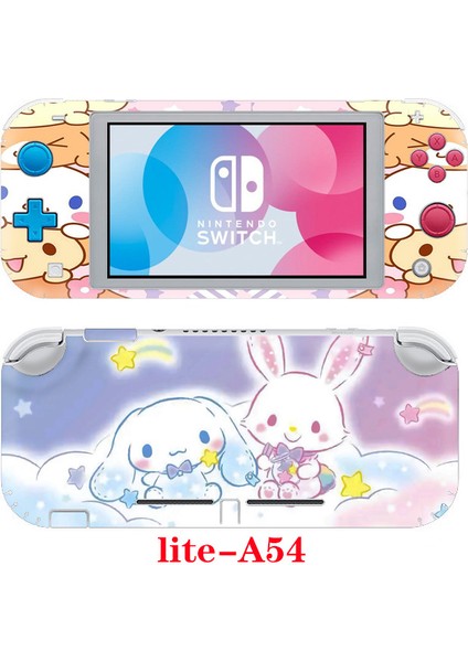 Nintendo Switch Lite Serisi Çizgi Film Çıkartmaları A54 ile Uyumlu (Yurt Dışından)