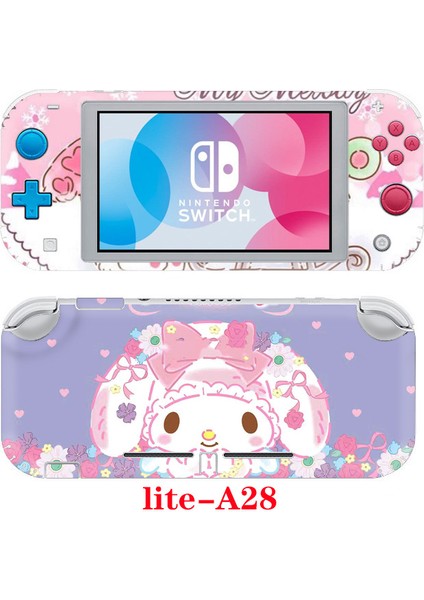 Nintendo Switch Lite Serisi Çizgi Film Çıkartmaları A28 ile Uyumlu (Yurt Dışından)