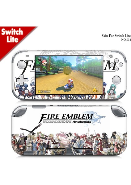 Nintendo Switch Lite'ın Sticker 034'I ile Uyumlu (Yurt Dışından)