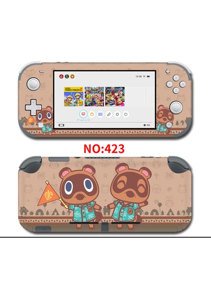 Nintendo Switch Lite Hayvan Ormanı Serisi Koruyucu Film 423 (Yurt Dışından)