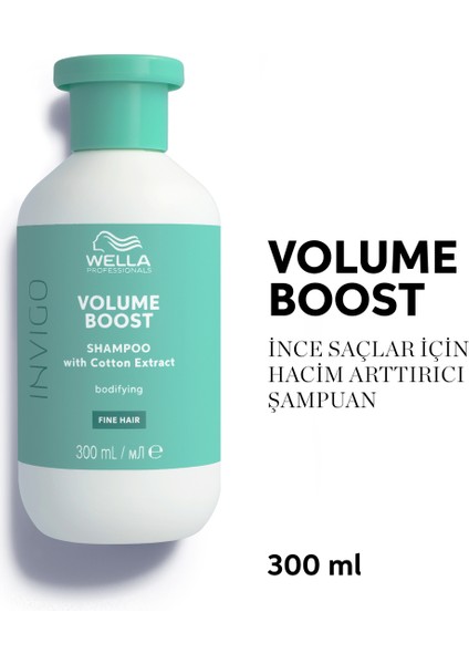 Invigo Volume Boost Hacim Artırıcı Şampuan 300 ml - Ince Telli Saçlar Için
