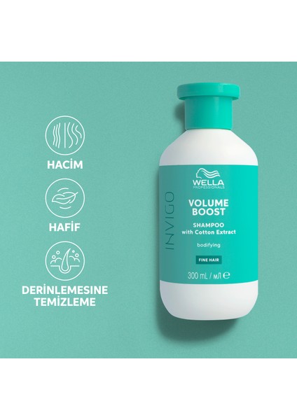 Invigo Volume Boost Hacim Artırıcı Şampuan 300 ml - Ince Telli Saçlar Için