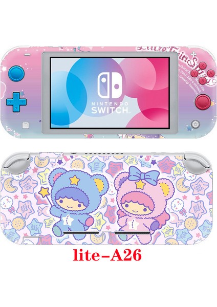 Nintendo Switch Lite Serisi Çizgi Film Çıkartmaları A26 ile Uyumlu (Yurt Dışından)