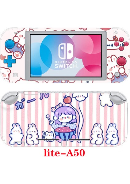 Nintendo Switch Lite Serisi Çizgi Film Çıkartmaları A50 ile Uyumlu (Yurt Dışından)