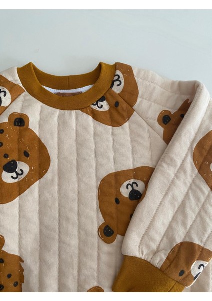 Unisex Kız / Erkek Çocuk Baskılı Pamuklu Sweatshirt fiyatları