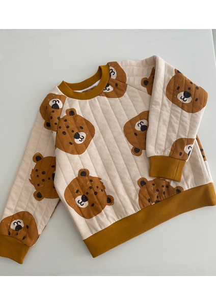 Unisex Kız / Erkek Çocuk Baskılı Pamuklu Sweatshirt indirimleri