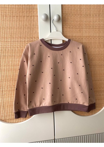 Kız Renkli Pamuklu Sweatshirt