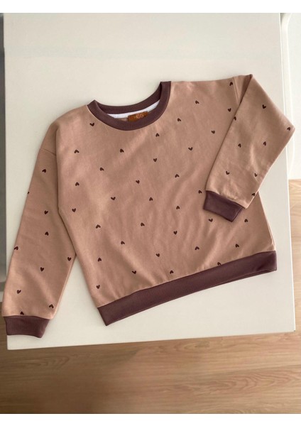 Kız Renkli Pamuklu Sweatshirt modelleri