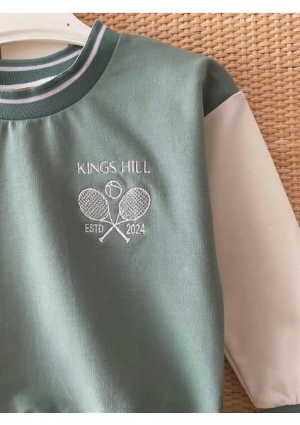 Unisex Kız / Erkek Çocuk Renkli Pamuklu Nakışlı Sweatshirt indirimleri