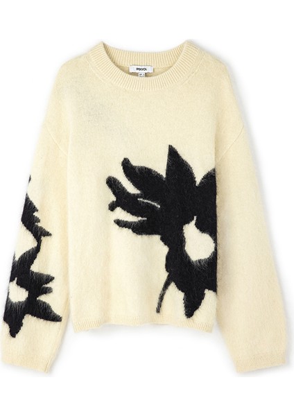 Kontrast Jakarlı Pelüş Triko IW6240050229018 indirimleri