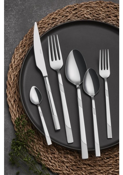 İnci 84 Parça Çatal Kaşık Bıçak Seti 18/10