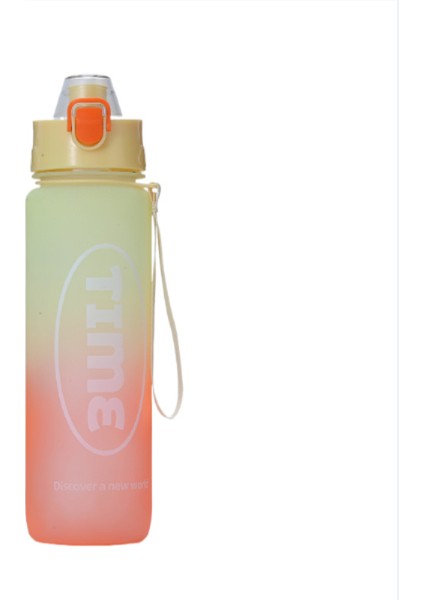 Açık Hava Sporları ve Fitness Için Taşıma Askılı 1000ML Taşınabilir Pipetli Içme Bardağı (Yurt Dışından)