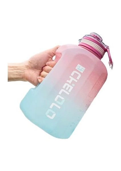 Ekstra Büyük Kapasiteli Big Belly Mug Buzlu Spor Içme Bardağı 2.2l (Yurt Dışından)