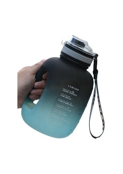 Ekstra Büyük Kapasiteli Big Belly Mug Buzlu Spor Içme Bardağı 1.2l (Yurt Dışından)