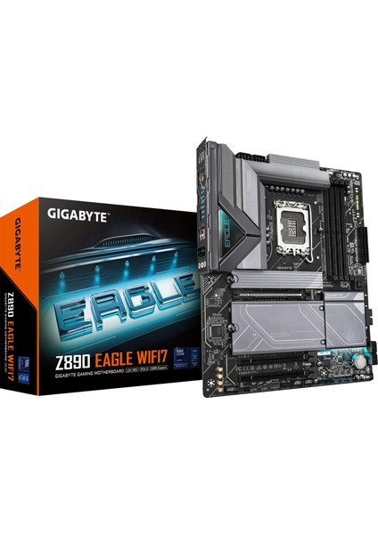 Gıgabyte Z890 Eagle Wıfı7 Atx Anakart, Intel Z890 Chipset, Ddr5 Bellek, Lga 1851 Soket Tipi