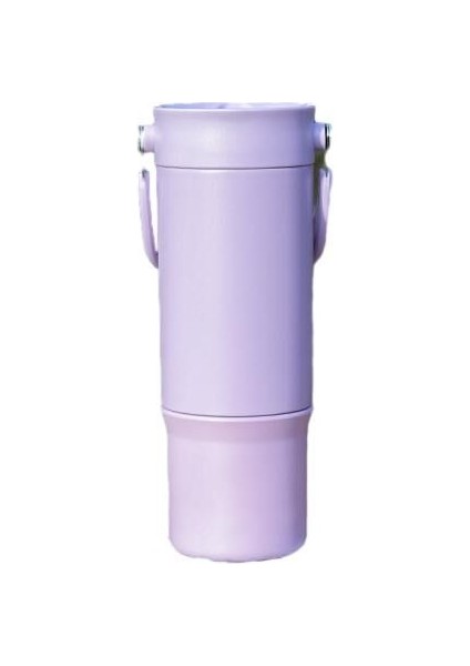 Taşınabilir El Tipi Tek Tuşla Açılan Kapak 316 Paslanmaz Çelik Yalıtım Fincanı Kahve Fincanı Büyük Kapasiteli Içme Fincanı 770ML/900ML (Yurt Dışından)