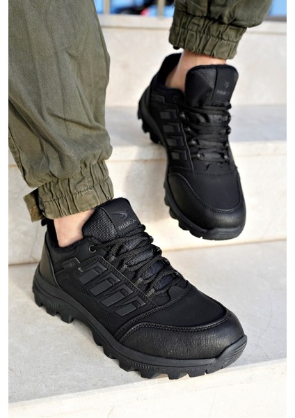Izland Siyah Unisex Garantili Trekking Outdoor Bağcıklı Yandan Fermuarlı Kışlık Bot IZLAND-3547 fırsatları