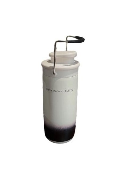 Büyük Kapasiteli Taşınabilir El Kahve Kupa / Içme Kupa 600ML, Sıcak Tutun (Yurt Dışından)