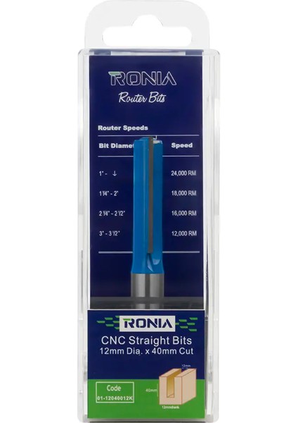 Ahşap Freze Bıçağı 01-12040012K Karbü Cnc Düz Kanal Açma Freze Ucu Sap 12 mm modelleri