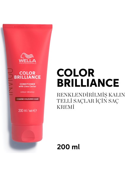 Professionals Invigo Color Brilliance 200 ml - Kalın Telli Saçlar İçin Saç Kremi