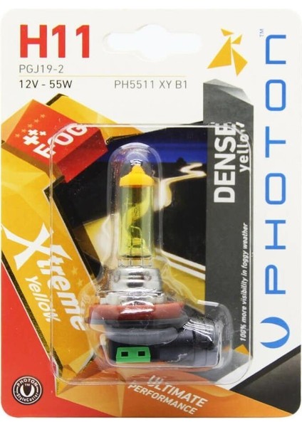 H11 Xtreme Yellow Blister (Tekli Blister)