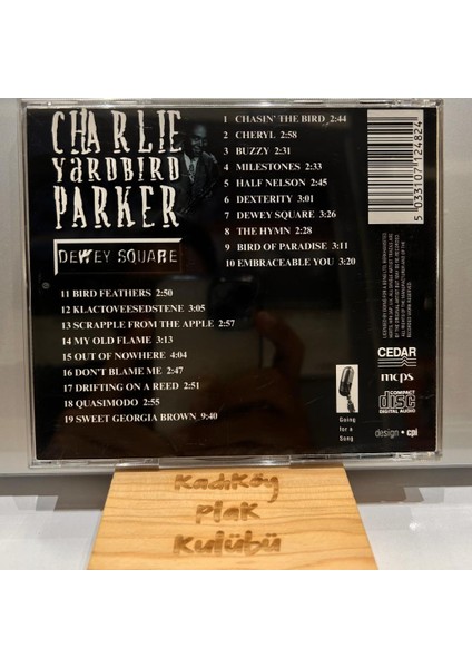 Charlie Yardbird Parker ‎– Dewey Square CD