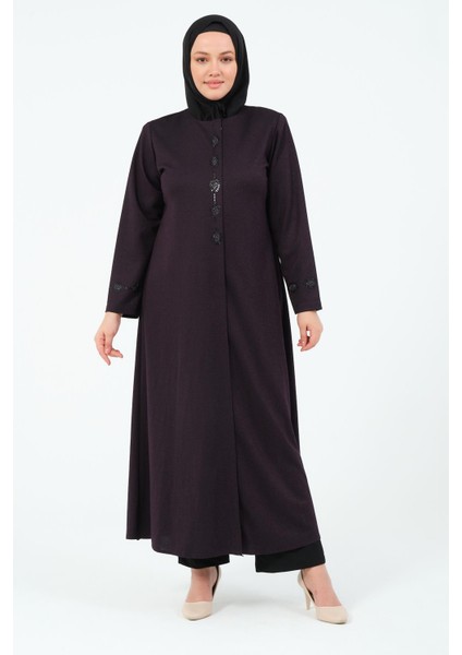 Lisa Kadın Büyük Beden Maya Kumaş Tesettür Mevsimlik Ferace
