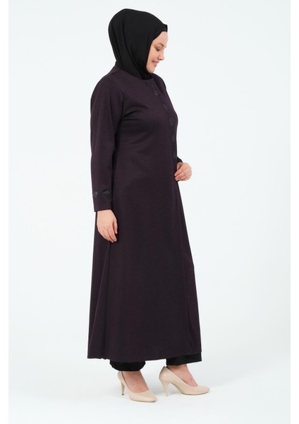 Lisa Kadın Büyük Beden Maya Kumaş Tesettür Mevsimlik Ferace modelleri