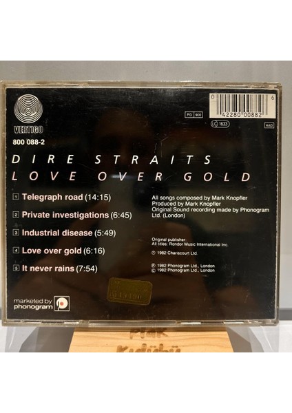 Dire Straits – Love Over Gold CD