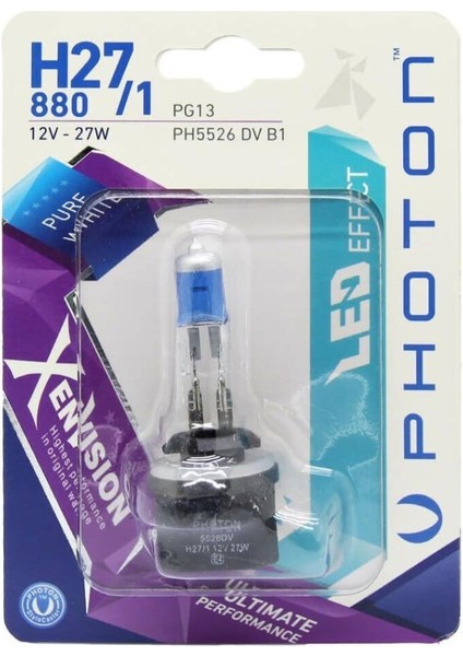 H27/1 12V 27W Xen Vision Blister (Tekli Blister)