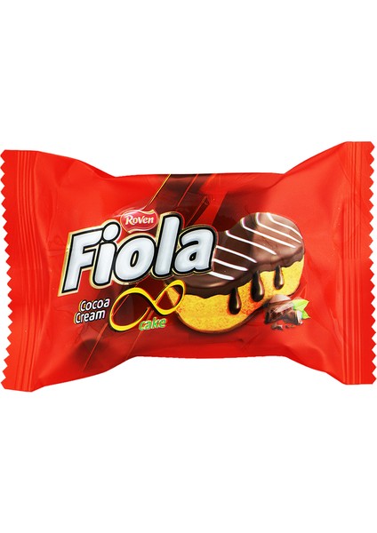 Fiola Çikolatalı Kremalı ve Çikolata Kaplı Kek - 24'lü