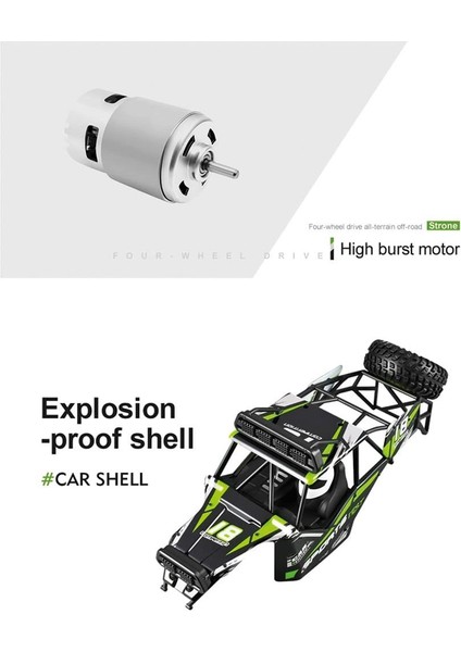 Uzaktan Kumandalı Across Crawler 4WD 50 Km Hız Yapan Yarış Aracı