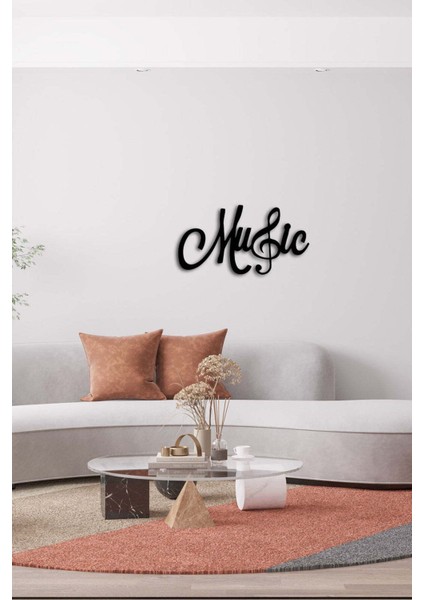 - Music Metal Duvar Müzik Tablosu - Ev Ofis Dekorasyonu - 70 x 38 - cm - Siyah - MÜZIK-022 fiyatları