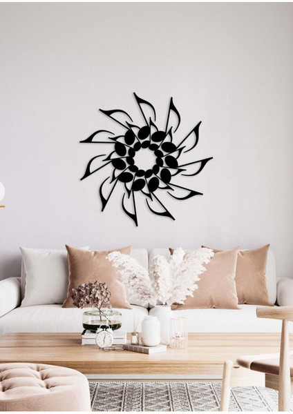 - Çiçeksi Notalar Metal Duvar Müzik Tablosu - Ev Ofis Dekorasyonu - 65 x 65 - cm - Siyah - MÜZIK-028 fırsatları